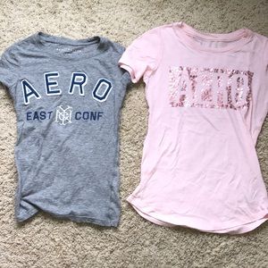 2 Aeropostale t-shirts